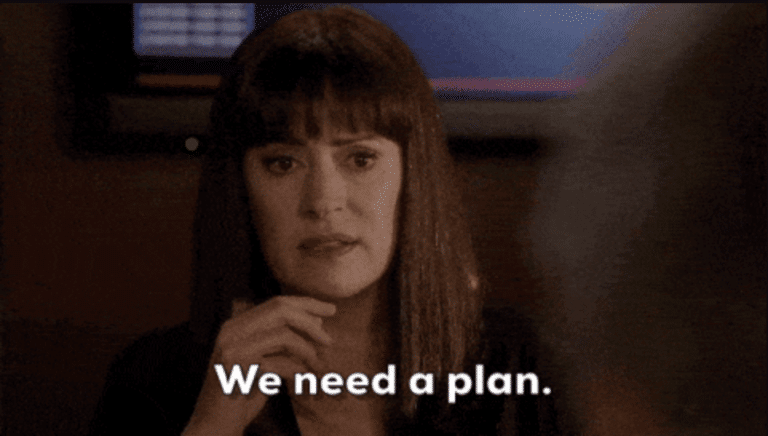 We need a plan
